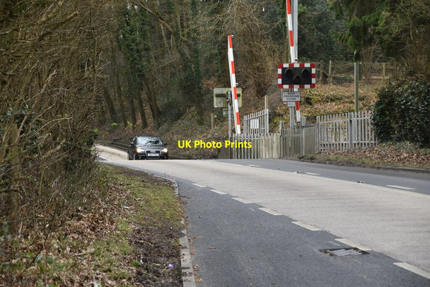 Photo 6"x4" Level crossing, A2100 Mountfield\/TQ7320 c2021