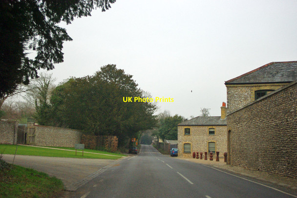 Photo 6"x4" Road through Goodwood Park Waterbeach\/SU8908 c2012
