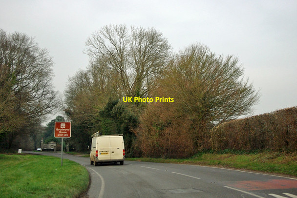 Photo 6"x4" Road towards Goodwood Waterbeach\/SU8908 c2012