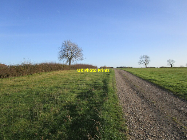 Photo 6"x4" Roadway and public footpath Holwell\/SK7323 c2021