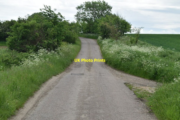 Photo 6"x4" Rural lane Kelshall c2021