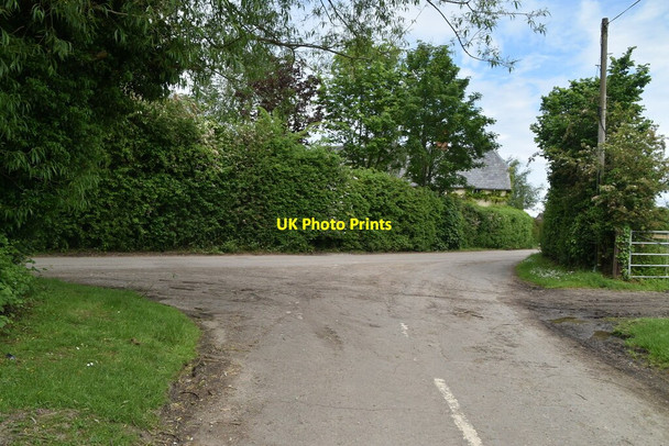 Photo 6"x4" Lane junction, Kelshall Kelshall c2021