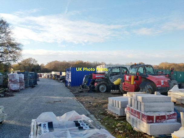 Photo 6"x4" Forge Wood building site Black Corner c2021