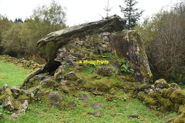 Photo 6"x4" Portal Tomb (Calf House Dolmen) Moneygashel c2021