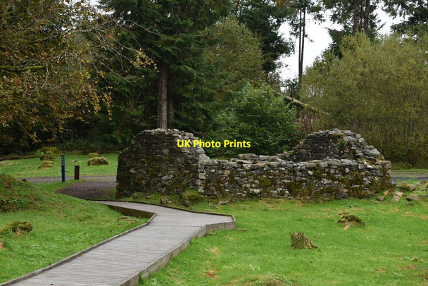 Photo 6"x4" Ruined farm Moneygashel c2021