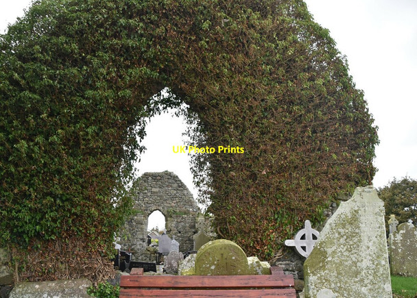Photo 6"x4" Ruined church, Ardboe The Diamond c2021