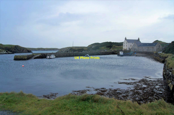 Photo 6"x4" Roghadal harbour Roghadal c2021