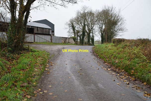 Photo 6"x4" Farm buildings along Crucknamona Road Omagh c2021
