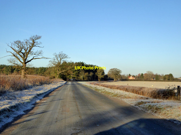 Photo 6"x4" Road towards Murcott or Arncott Boarstall c2016