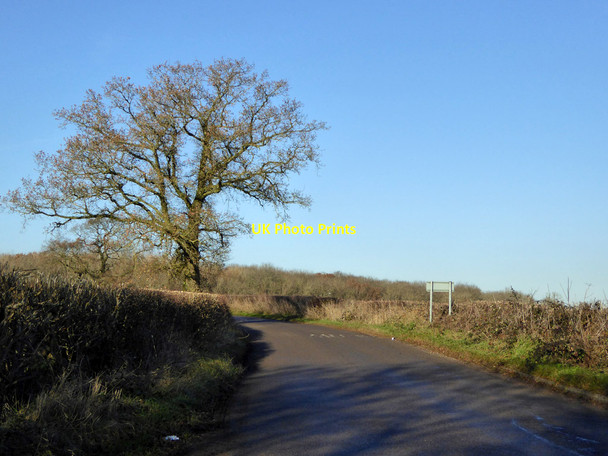 Photo 6"x4" Road towards Litchborough Grimscote c2016