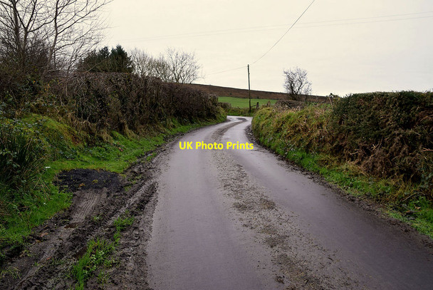 Photo 6"x4" Muddy along Gortgranagh Road Newtownstewart c2021