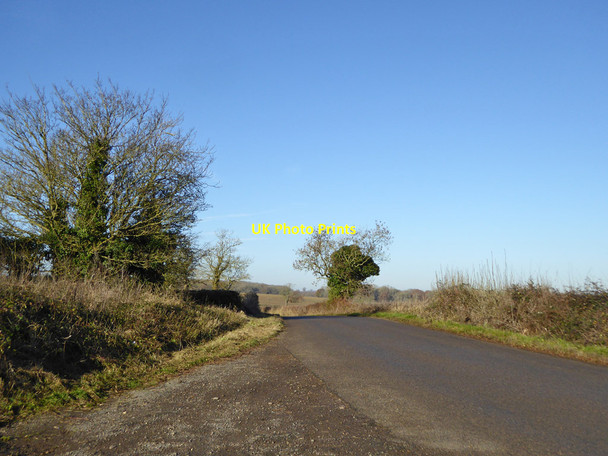 Photo 6"x4" Road towards Litchborough Grimscote c2016