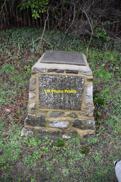 Photo 6"x4" Millennium stone, Ightham Ightham c2021
