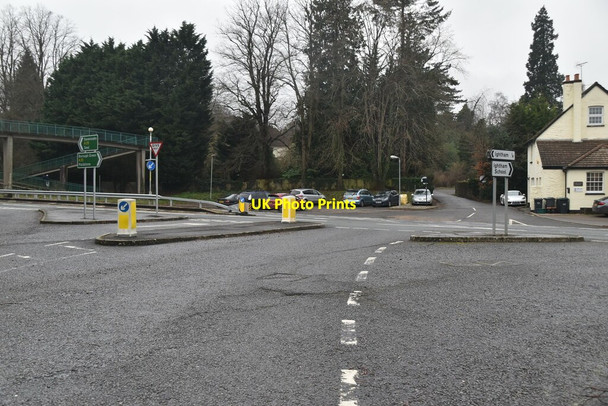 Photo 6"x4" Sevenoaks rd, A25 junction Ightham c2021