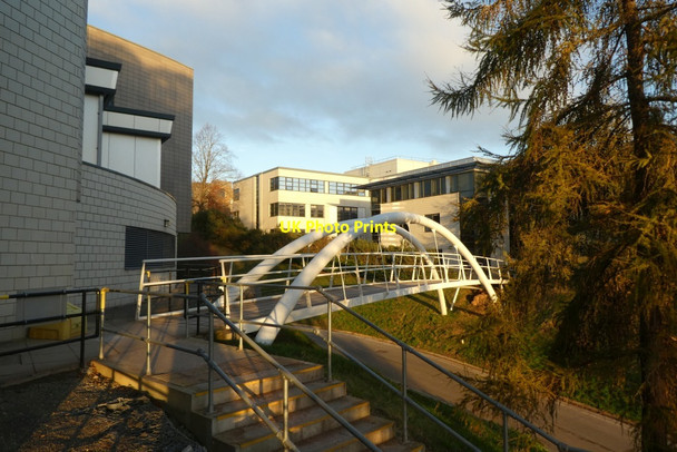 Photo 6"x4" Bridge over Morrell Way Heslington c2021