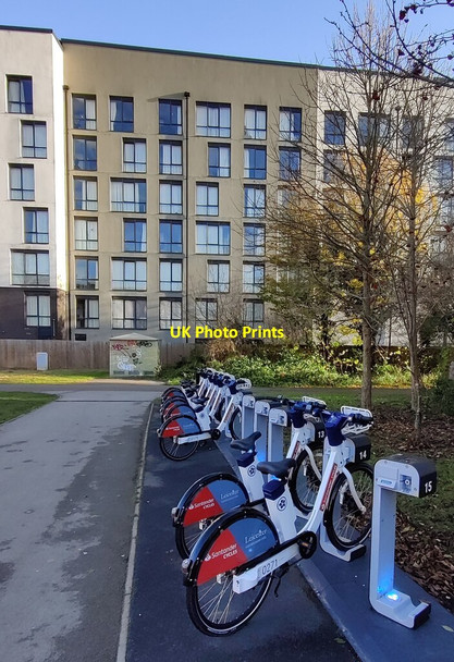 Photo 6"x4" Santander Cycles Leicester Leicester c2021