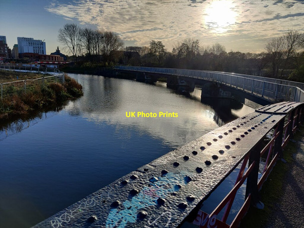 Photo 6"x4" Grand Union Canal in Leicester Leicester c2021