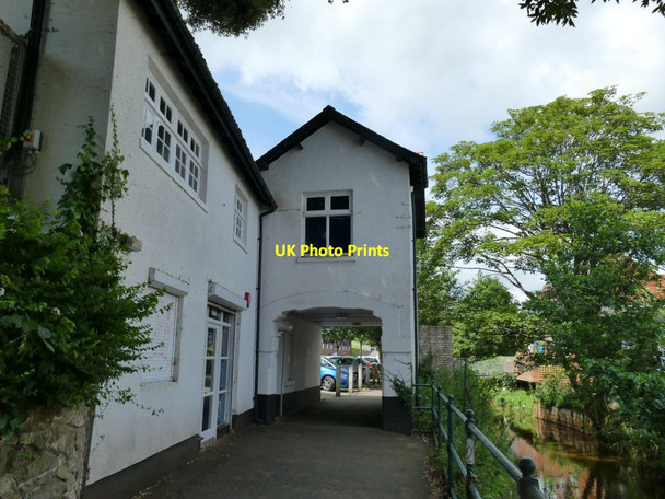 Photo 6"x4" Building over the path by Dawlish Water Dawlish c2021