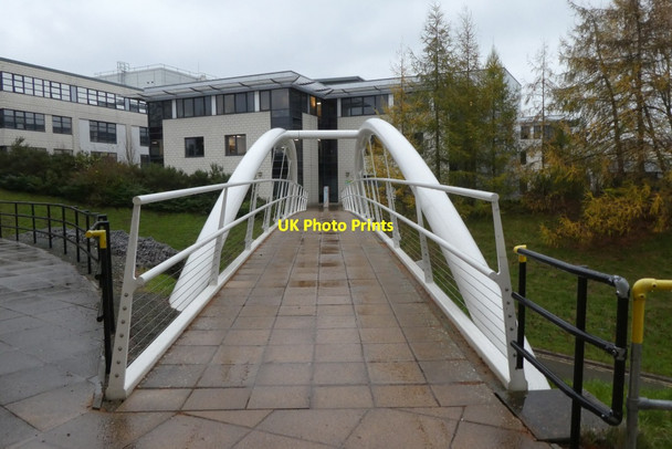 Photo 6"x4" Bridge over Morrell Way Heslington c2021