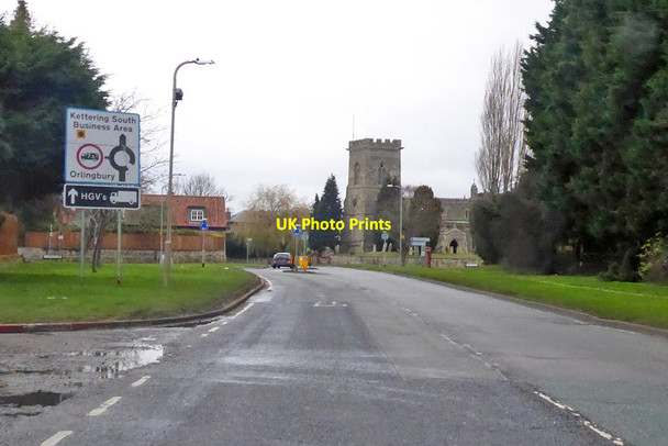 Photo 6"x4" A509 Wellingborough Road, Isham Burton Latimer c2021