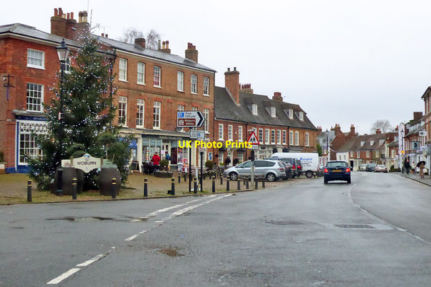 Photo 6"x4" Market Place, Woburn Birchmoor Green c2021