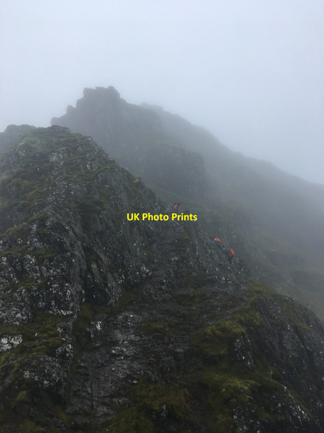 Photo 6"x4" Toward the summit of Am Bodach, Glencoe Kinlochleven c2021
