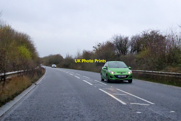 Photo 6"x4" A509 northwards towards Olney Sherington c2021