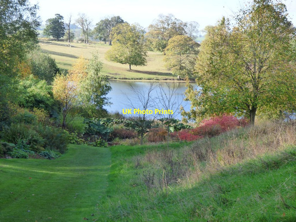 Photo 6"x4" View across Dudmaston Big Pool Quatt c2018