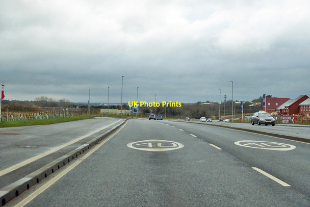 Photo 6"x4" A43 heading south Round Spinney c2021