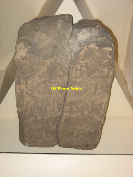 Photo 6"x4" Roman Milestone, Chapter Library Durham Durham c2018