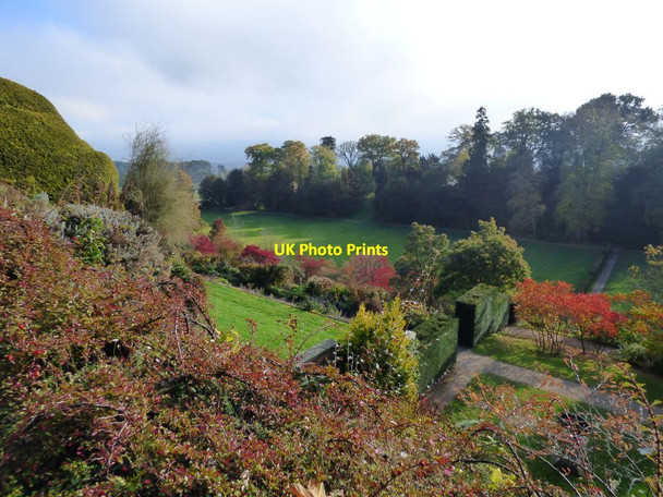 Photo 6"x4" View over the Great Lawn Welshpool\/Y Trallwng c2018
