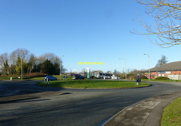 Photo 6"x4" Roundabout at Beckside and Ambleside West Bridgford c2021