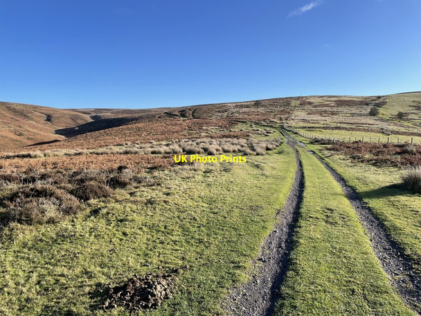 Photo 6"x4" Footpath across the Long Mynd not far from Priory Cottage Medlicott\/SO4094 c2021