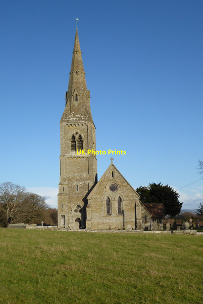 Photo 6"x4" St Giles church, Downton Bringewood Forge c2021