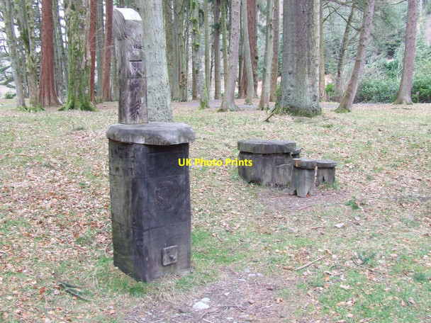 Photo 6"x4" Wood Burning Stove Llanwddyn c2007