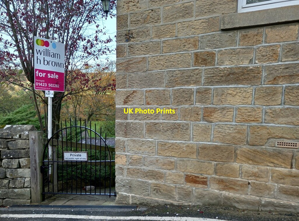 Photo 6"x4" Pateley Bridge, old brewery Pateley Bridge c2021