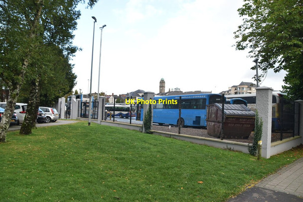 Photo 6"x4" Enniskillen Bus Station Enniskillen c2021