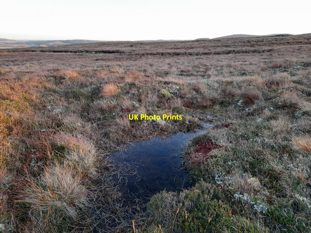 Photo 6"x4" Boggy Moorland Reay c2021