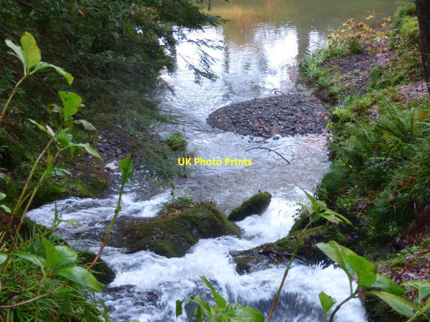 Photo 6"x4" The cascade into the pool by the Waterfall Bridge Tal-y-cafn c2017