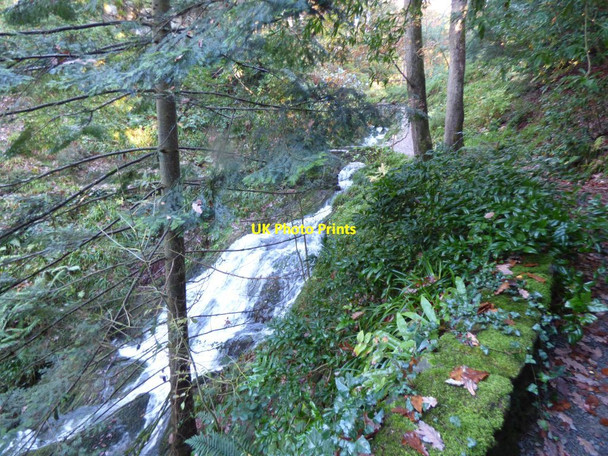 Photo 6"x4" The cascade into the pool Tal-y-cafn c2017