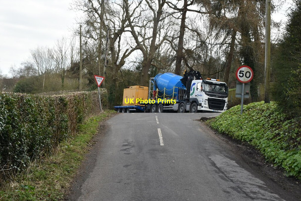 Photo 6"x4" Springhall Lane meets A265 Burwash Common c2021