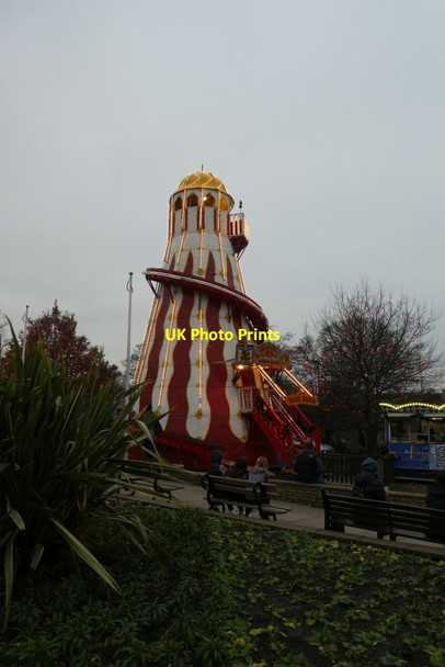 Photo 6"x4" Helter Skelter on West Park Harrogate c2021