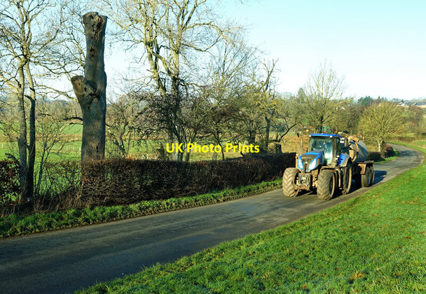 Photo 6"x4" Farm traffic near Langwathby Langwathby c2021