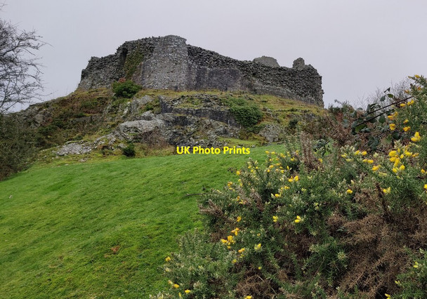 Photo 6"x4" North side of Montgomery Castle Montgomery c2021