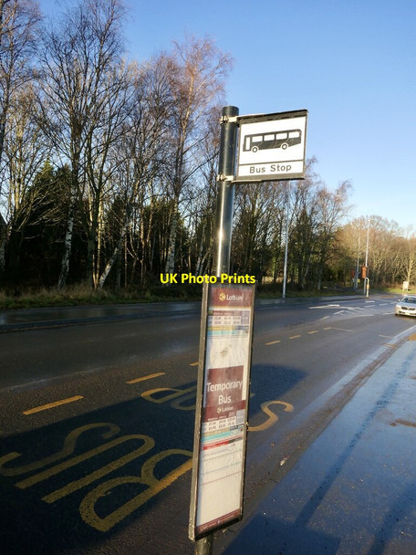 Photo 6"x4" Bus stop, Meadowmill Tranent c2021