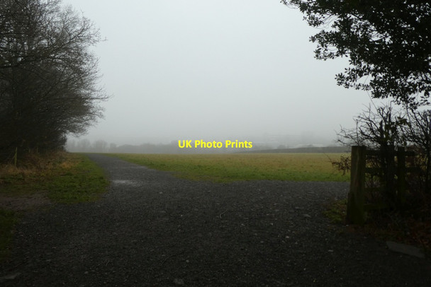 Photo 6"x4" Field beside the Coach Road Harrogate c2021