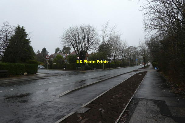 Photo 6"x4" Construction of cycle lanes Harrogate c2021