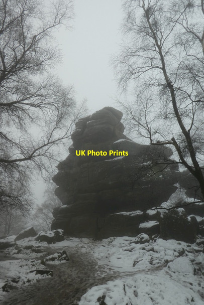 Photo 6"x4" Rocks at Brimham Rocks Smelthouses c2021