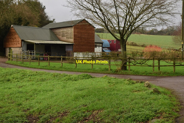 Photo 6"x4" Buildings at Lower Whiteflood Farm Baybridge\/SU5223 c2021