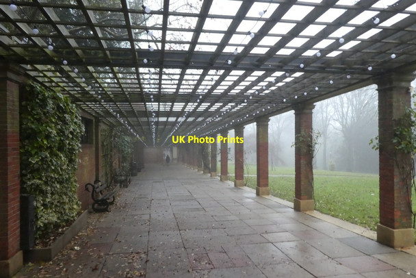Photo 6"x4" Along the Sun Colonnade Harrogate c2021